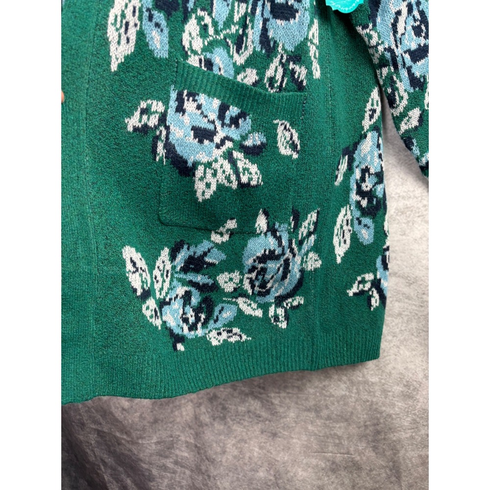 The Pioneer Woman Floral Jacquard Open Front Cardigan Size Large NWT - Picture 6 of 10
